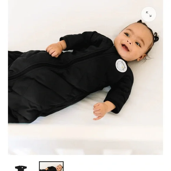 Dreamland Baby Weighted Transitional Sleep Sack 6-9 months in Black - Picture 2 of 4